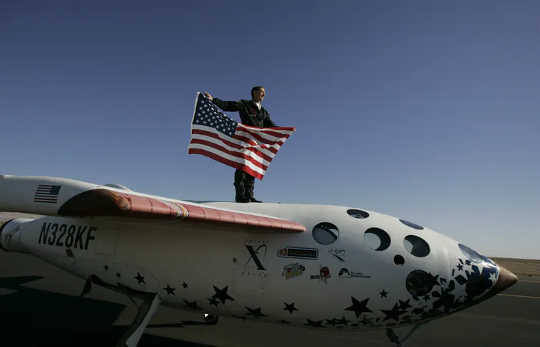 &nbsp;SpaceShipOne took home the $10 million Ansari X Prize in 2004. (one way to solve society s most urgent problems)