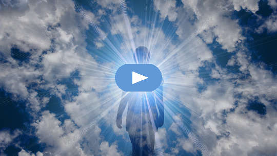 Being A Light unto this World: Healing the World by Being Present person radiating love and light from their heart out into the universe