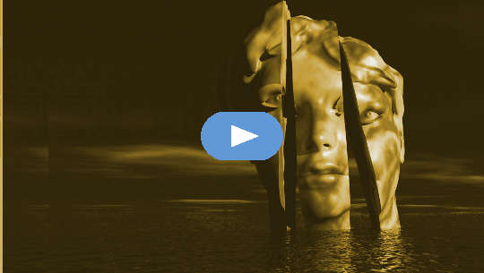 Extraordinary Awakenings: When Trauma Leads to Transformation face split into three pieces