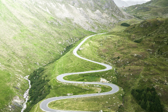 Ten Keys to Success in Your Spiritual Growth winding road seen from above