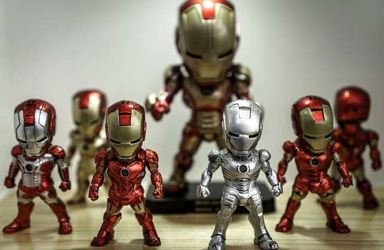 Iron Man: Our Transcendence Is Calling Us iron men figures