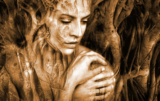 woman looking troubled