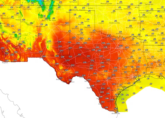 Understanding Heat Domes: The Weather Phenomenon Baking Texas Explained heat dome over texas 6 27