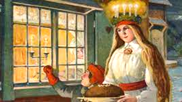 Female Gift Bringers: More Than Mrs. Claus Female Gift Bringer St Lucy