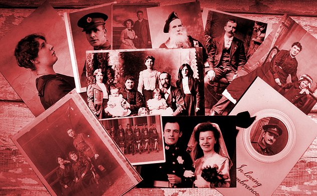 When You Don’t Feel Like You Fit in Your Family Tree... group of vintage photos