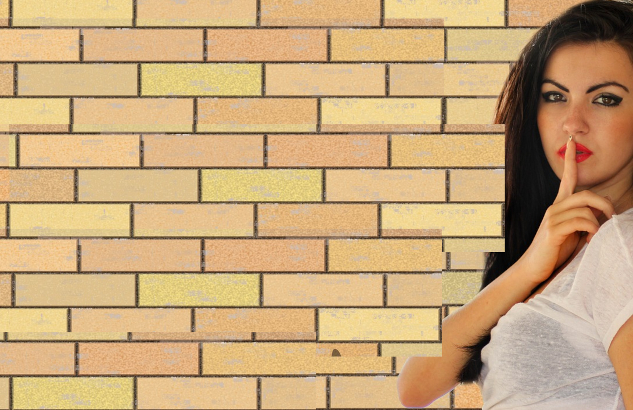 Woman holding her finger over her mouth: "hush". Image by Gerd Altmann from Pixabay.&nbsp;